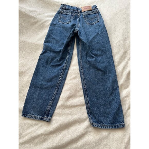 Levi Strauss 5 Pocket Blue Denim Jeans Boy's Size 8 Reg Made In USA 1998 - Picture 4 of 15